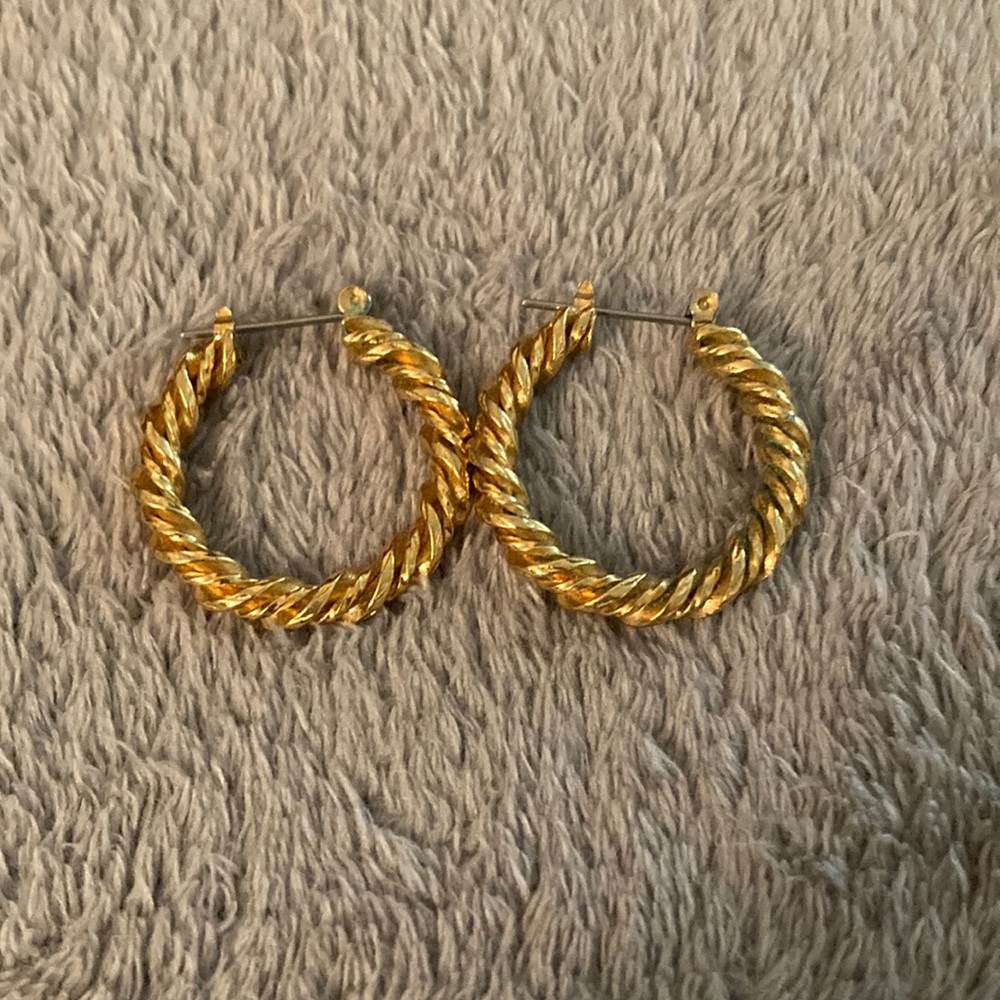 Gold Hoop Earrings